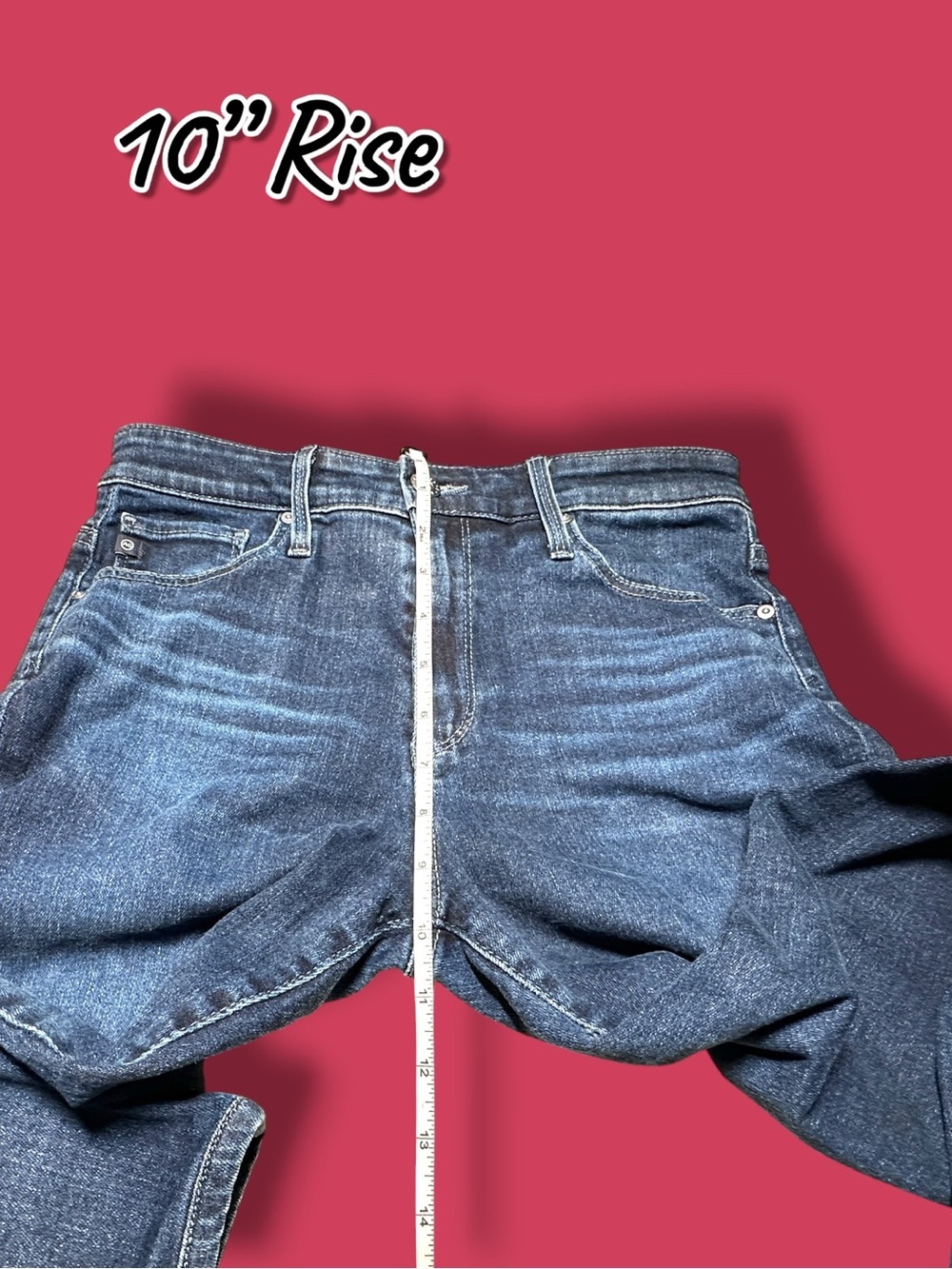 AG The Stevie High-Rise Skinny Ankle Jeans.👖 Size 26R (Run Large) - Picture 6 of 16